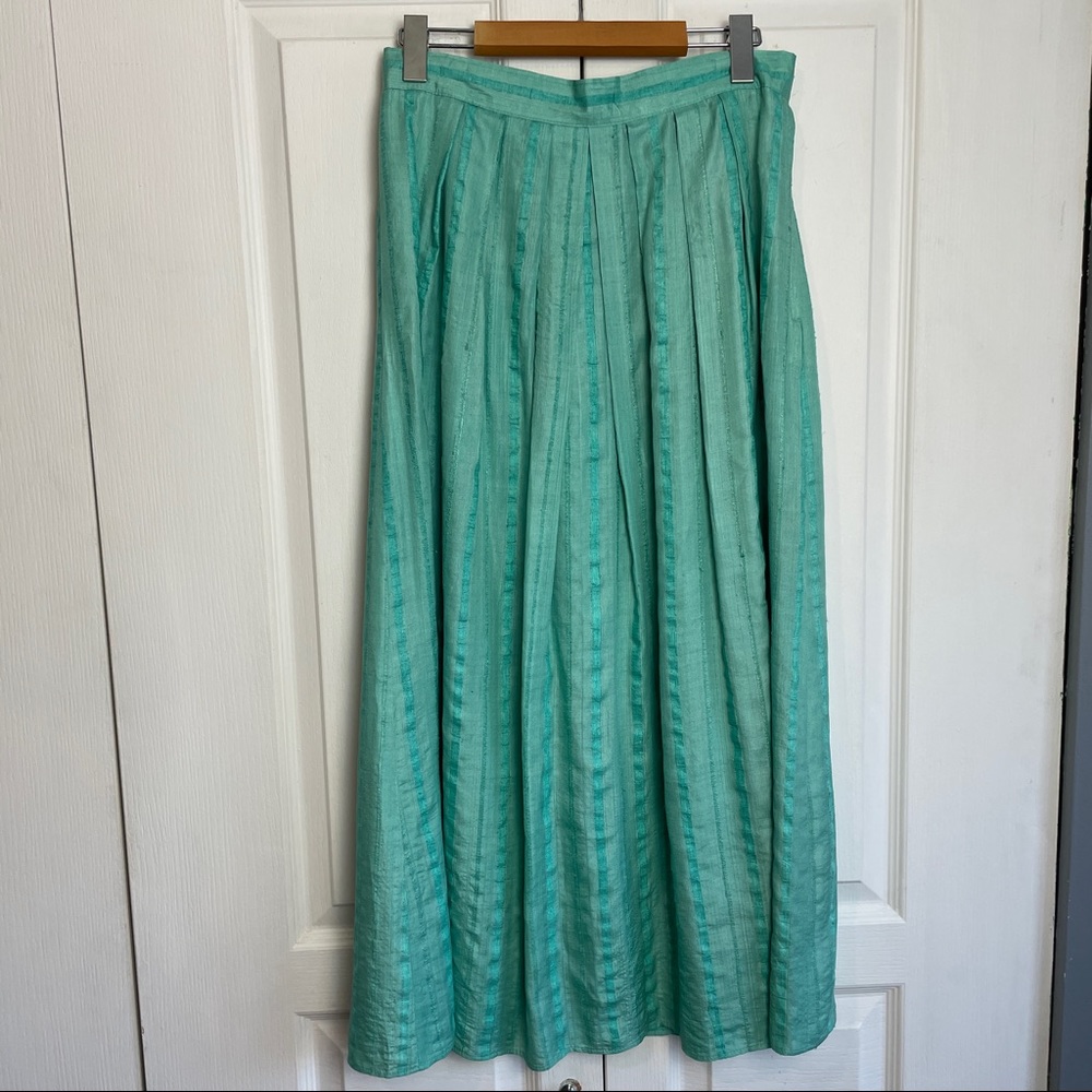 90s SILK Co-Ord Skirt & Top Set - Picture 7 of 16